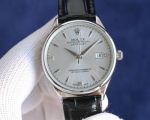 Replica Rolex Datejust 3235 Movement 40mm 316L Steel Italian Leather Band Watch